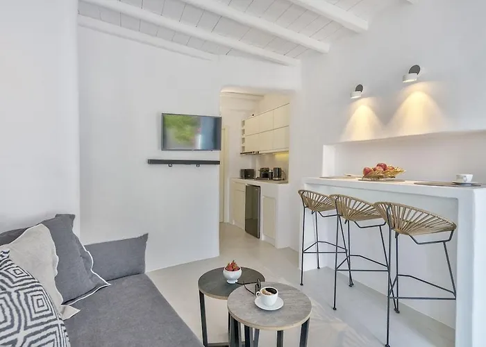 Szálloda Mykonian Mews Pszarú